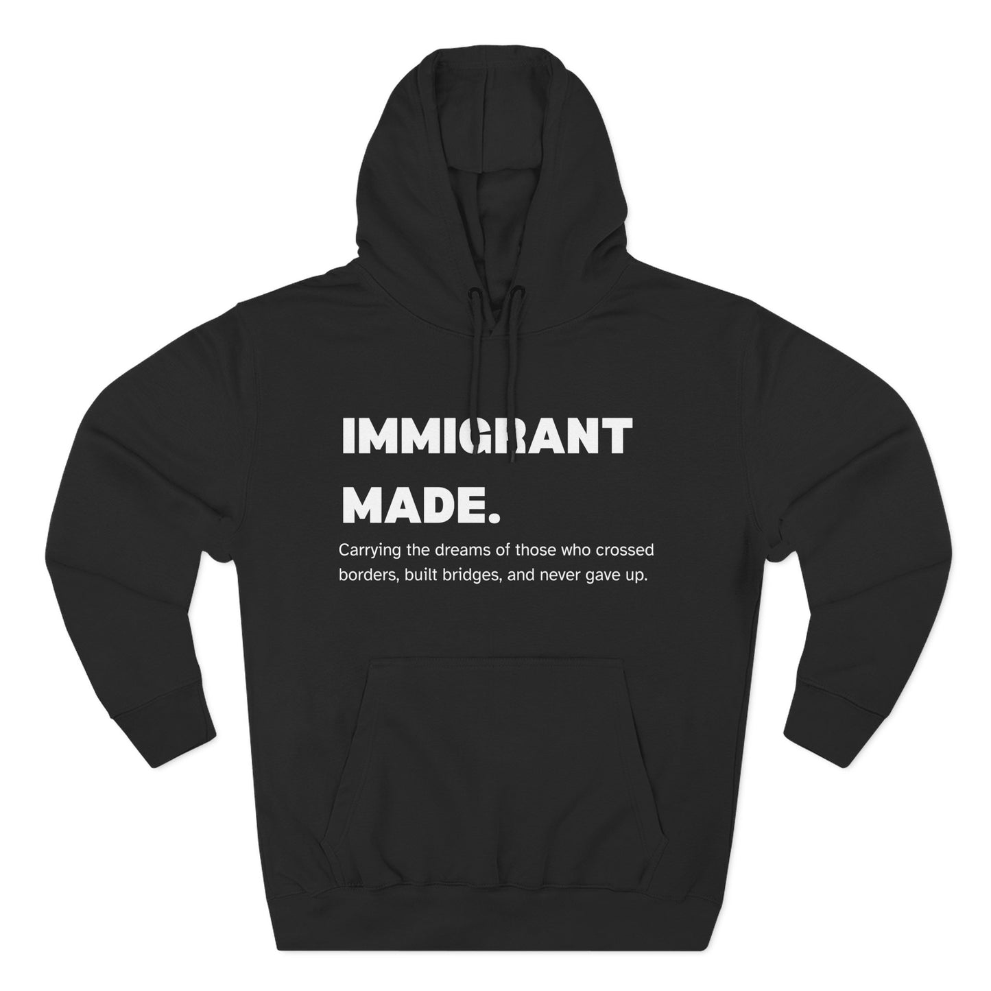 IMMIGRANT MADE. Heritage Hoodie -Adult