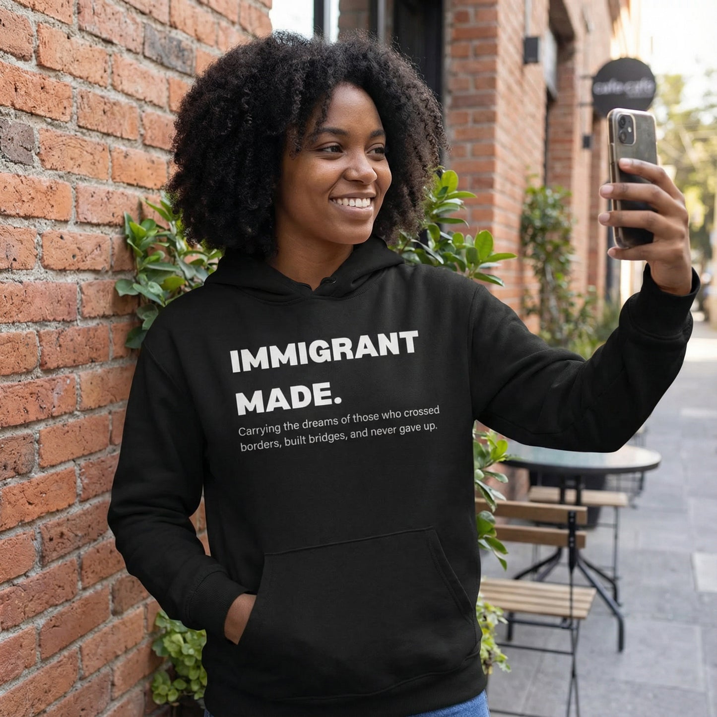 IMMIGRANT MADE. Heritage Hoodie -Adult